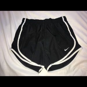 black nike shorts